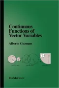 Continuous Functions of Vector Variables
