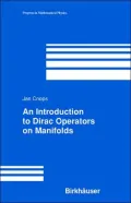 An introduction to Dirac operators on manifolds