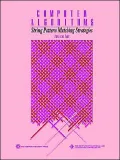 Computer Algorithms: String Pattern Matching Strategies