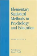 Elementary Statistical Methods In Psychology And Education, Second Edition