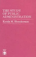 The Study of Public Administration