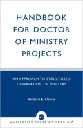 Handbook For Doctor Of Ministry Projects