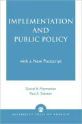 Implementation And Public Policy