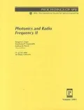 Photonics and Radio Frequecy II, Vol. 346