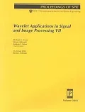 Wavelet Applications in Signal and Image Processing VII, Vol. 381