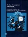 Making Development Sustainable: From Concepts to Action