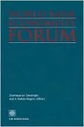 World Bank Economists' Forum, Vol. 2
