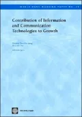 Contribution of Information and Communication Technologies to Growth