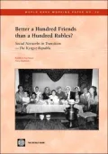 Better a Hundred Friends than a Hundred Rubles?: Social Networks in Transition--The Kyrgyz Republic