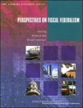 Perspectives on Fiscal Federalism