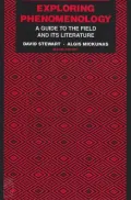 Exploring Phenomenology: A Guide to the Field and Its Literature