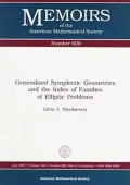 Generalized Symplectic Geometries and the Index of Families of Elliptic Problems