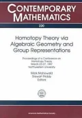 Homotopy Theory via Algebraic Geometry and Group Representations