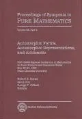 Automorphic Forms, Automorphic Representations and Arithmetic: NSF-CBMS Regional Conference in Mathematics on Euler Products and Eisenstein Series, May 20-24, 1996, Texas Christian University, Vol. 2