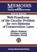 Well-posedness of the Cauchy problem for n x n systems of conservation laws