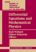 Differential Equations and Mathematical Physics