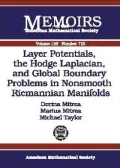 Layer potentials, the Hodge Laplacian, and global boundary problems in nonsmooth Reimannian manifolds