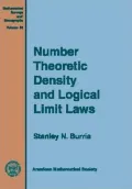 Number Theoretic Density and Logical Limit Laws