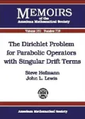 The Dirichlet Problem for Parabolic Operators with Singular Drift Terms