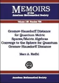 Gromov-Hausdorff Distance for Quantum Metric Spaces/Matrix Algebras Converge to the Sphere for Quantum Gromov-Hausdorff Distance