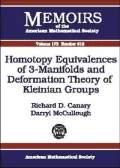 Homotopy Equivalences of 3-Manifolds and Deformation Theory of Kleinian Groups