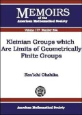 Kleinian Groups Which Are Limits of Geometrically Finite Groups