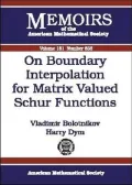 On boundary interpolation for matrix valued Schur functions