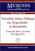Toroidal Dehn Fillings on Hyperbolic 3-Manifolds
