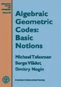 Algebraic Geometry Codes: Basic Notions
