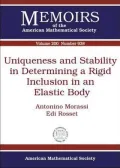 Uniqueness and Stability in Determining a Rigid Inclusion in an Elastic Body