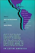 Deepening democracy in Latin America