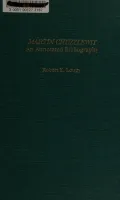 Martin Chuzzlewit: An Annotated Bibliography