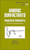 Anionic Surfactants : Analytical Chemistry