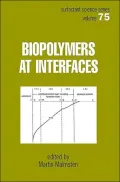 Biopolymers at Interfaces