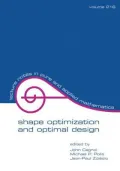 Shape Optimization and Optimal Design: Proceedings of the IFIP Conference, Vol. 216