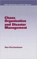 Chaos Organization and Disaster Management, Vol. 105