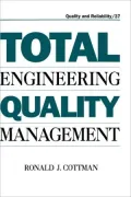 Total Engineering Quality Management, Vol. 37
