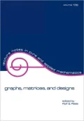 Graphs, Matrices, and Designs, Vol. 139