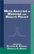 Meta-Analysis in Medicine and Health Policy