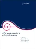 Differential Equations in Banach Spaces, Vol. 148