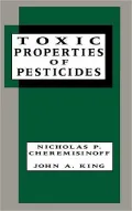 Toxic Properties of Pesticides, Vol. 12