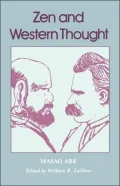 Zen and Western Thought by Masao Abe — book cover