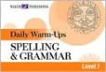 Daily Warm-Ups: Spelling and Grammar Level I