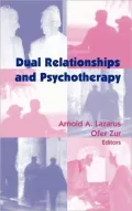 Dual Relationships And Psychotherapy