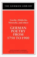 German Poetry From 1750 To 1900, Vol. 39