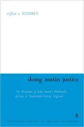 Doing Austin Justice: The Reception of John Austin's Philosophy of Law in Nineteenth-Century England