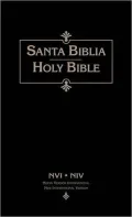 NVI/NIV Biblia Bilingue Imitacion Negro