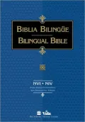 NVI/NIV Biblia Bilingue, piel imitacion negro, indice (Bilingual Bible)