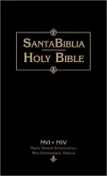 NVI/NIV Biblia Bilingue, piel especial negro, indice