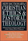 New Dictionary of Christian Ethics and Pastoral Theology